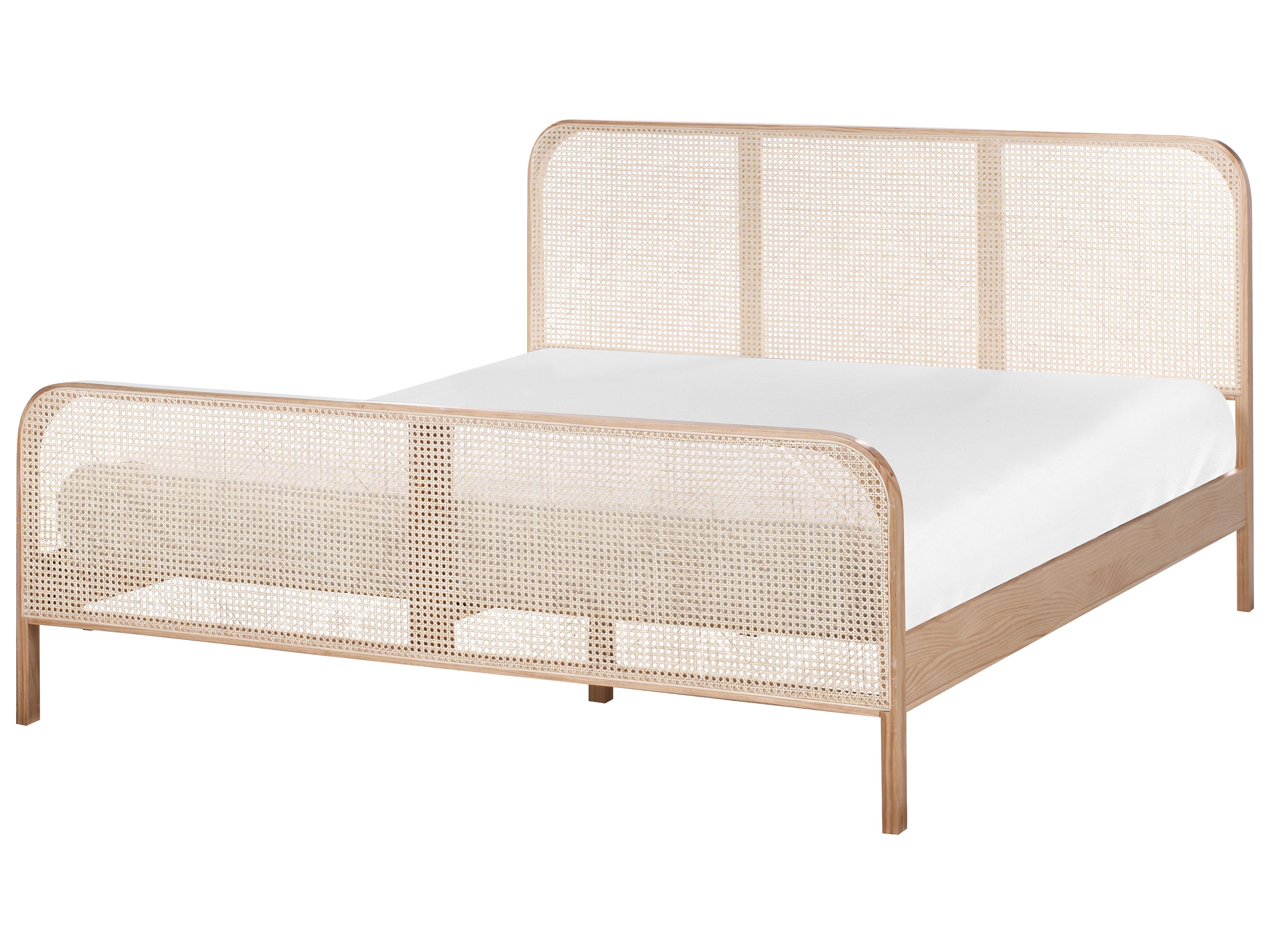 Bed Dennenhout GONFARON 180 x 200 cm Lichtbruin