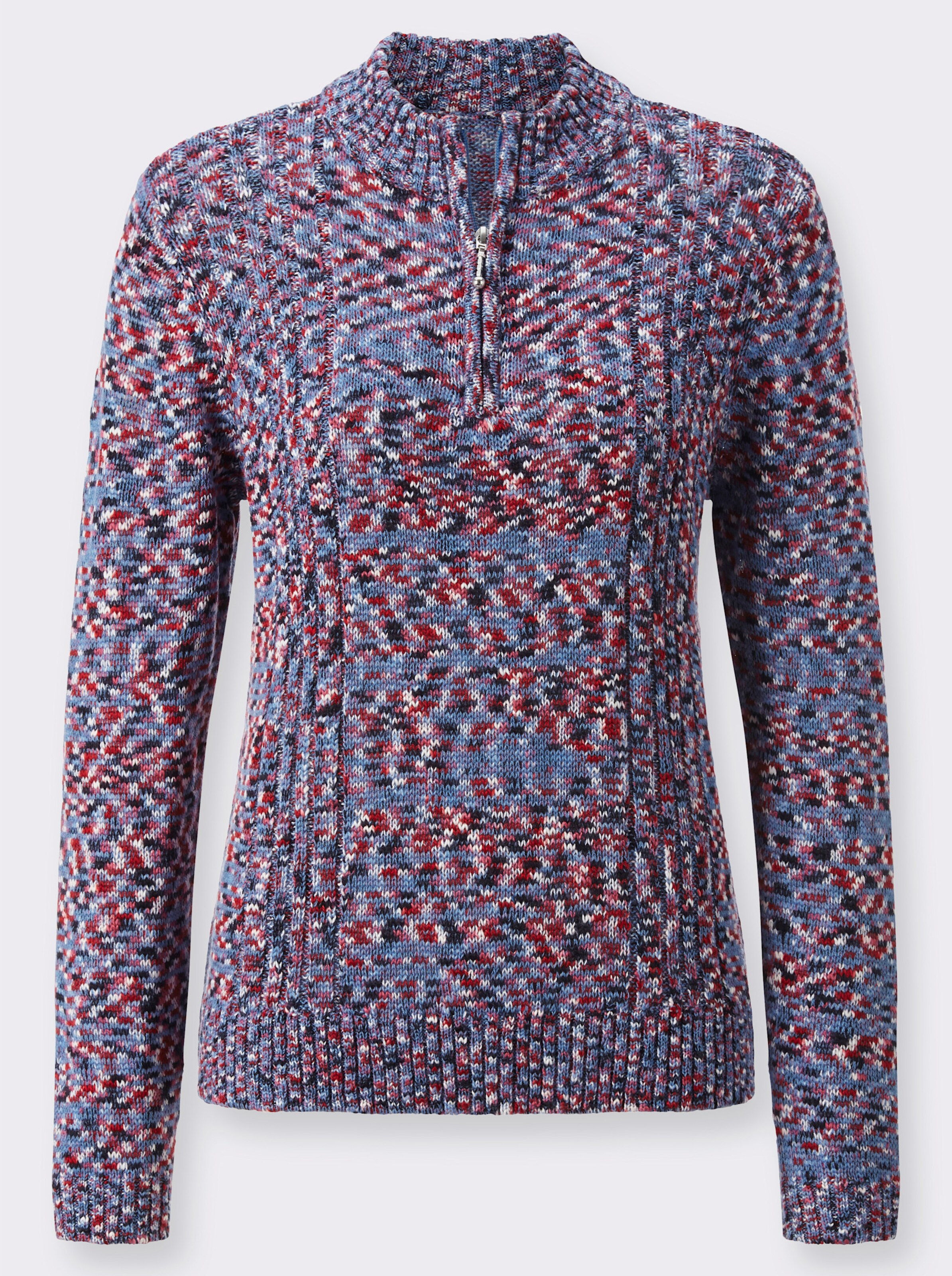 Stehkragenpullover