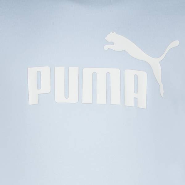 Puma ESS Big Logo kinder hoodie lichtblauw