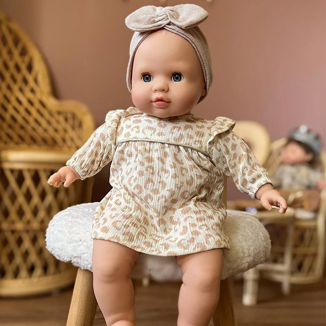 minikane babypop met slaapoogjes emilie - 36 cm