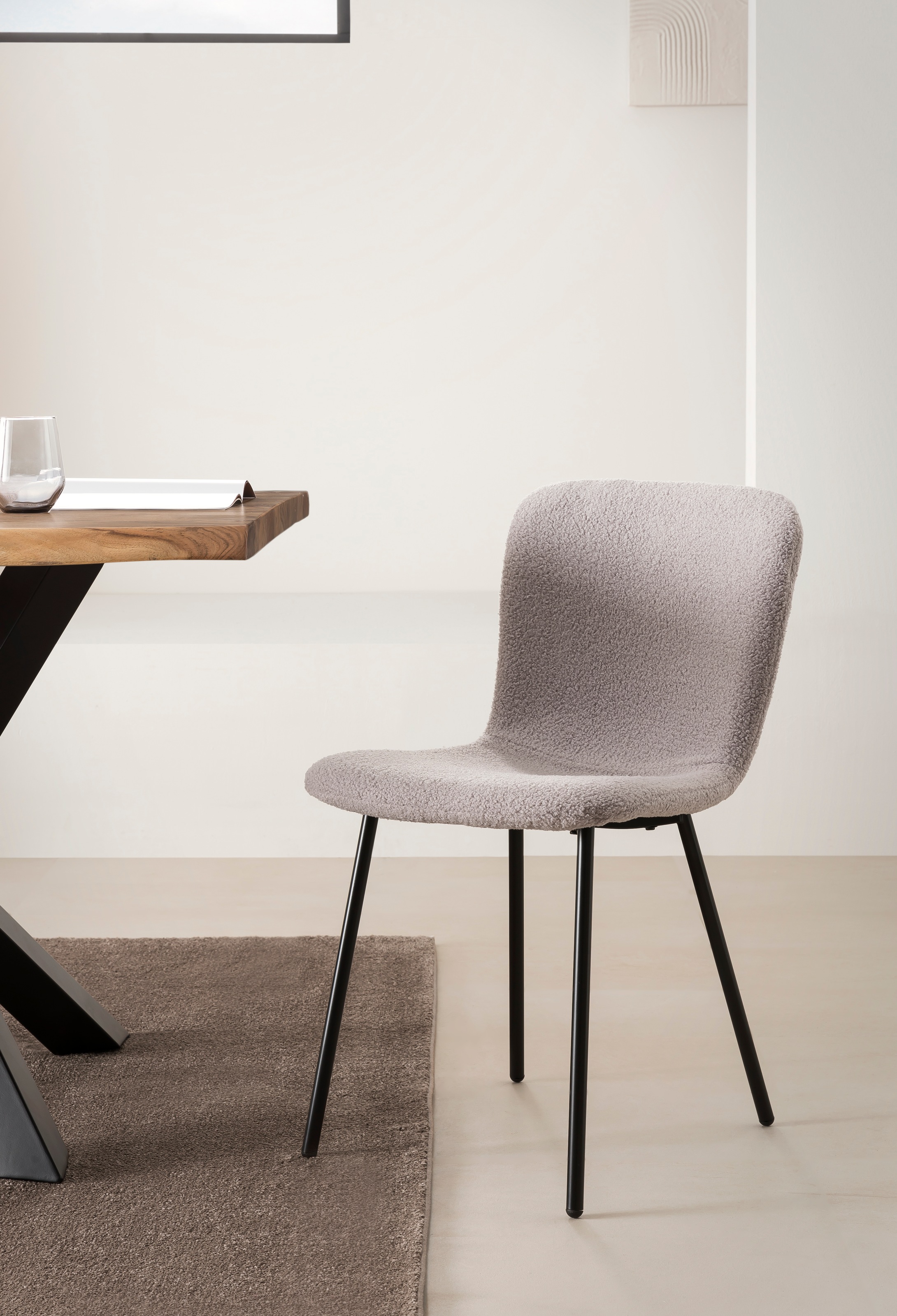 SalesFever 4-Fussstuhl »Esszimmerstuhl - stilvolles Set« (Set) 4 Stk.Ergonomisches 4er-Set für optimalen Sitzkomfort