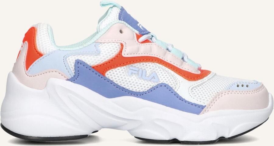 Fila Collene CB sneakers koraalrood lichtblauw