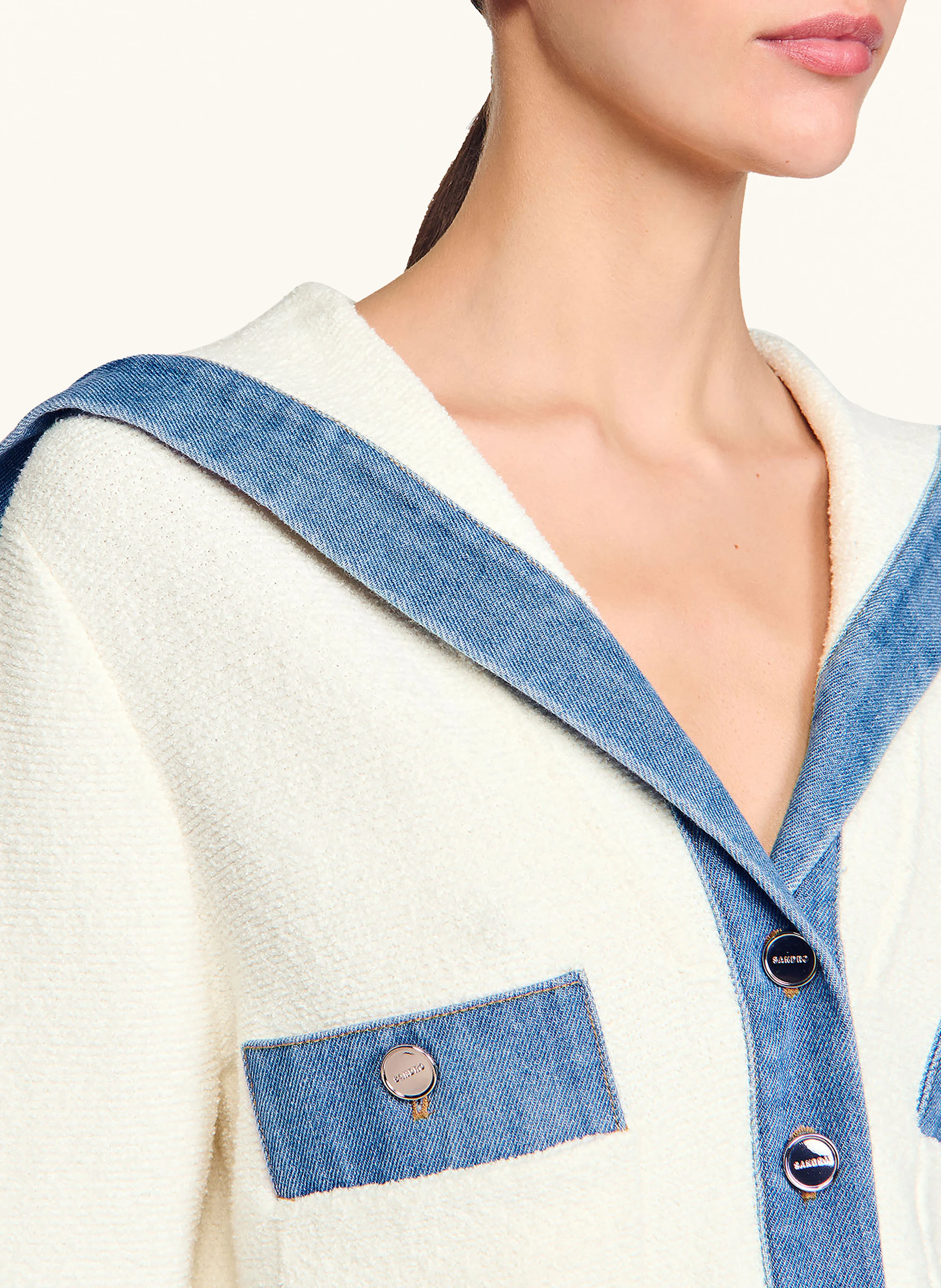 SANDRO Strickjacke