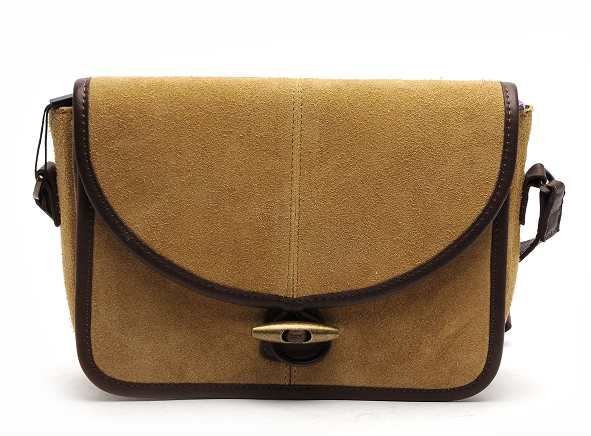 Pieces ville accessoires pcmukka suede cross body fc marron