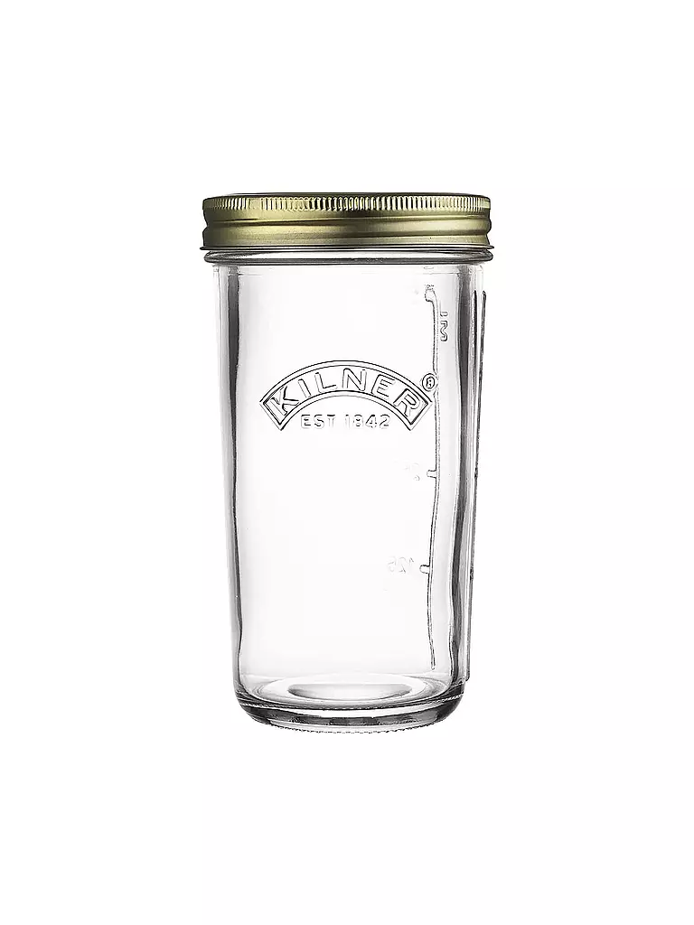 KILNER Einmachglas mit weiter Öffnung 500ml Glas/Metall transparent