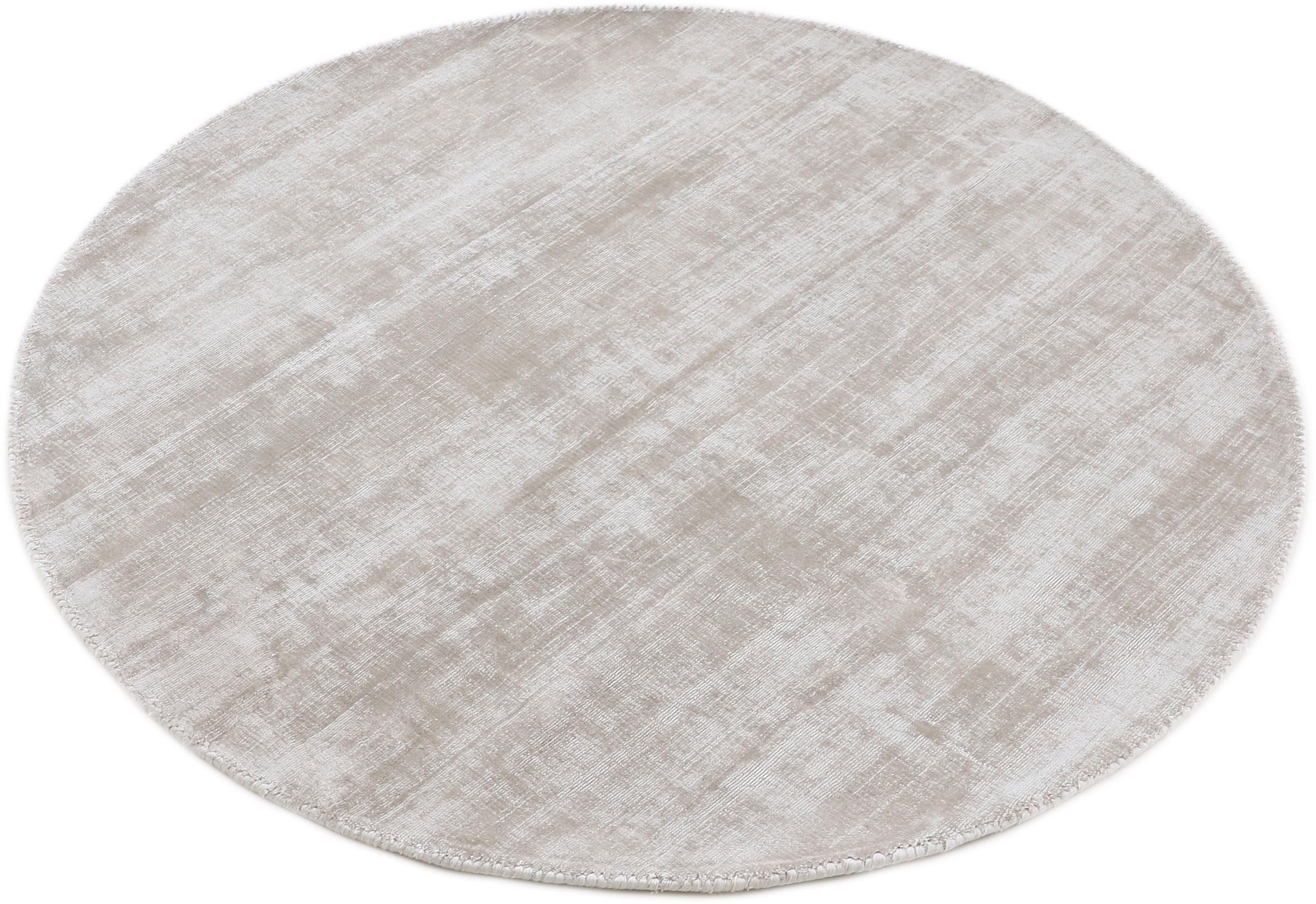 carpetfine Teppich »Ava  Viskoseteppich« rund 13 mm Höhe Seidenoptik, leichter Glanz, Wohnzimmer