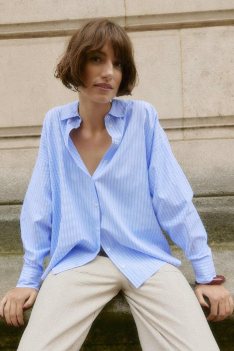 Vero Moda blauwe dames blouse