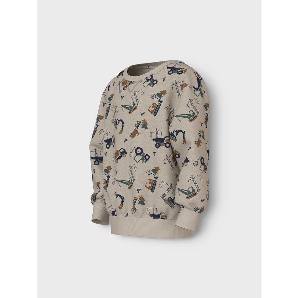 Køb Name It Island Fossil Excavator Nmmvimo Ls Nreg Aop Sweat Bru