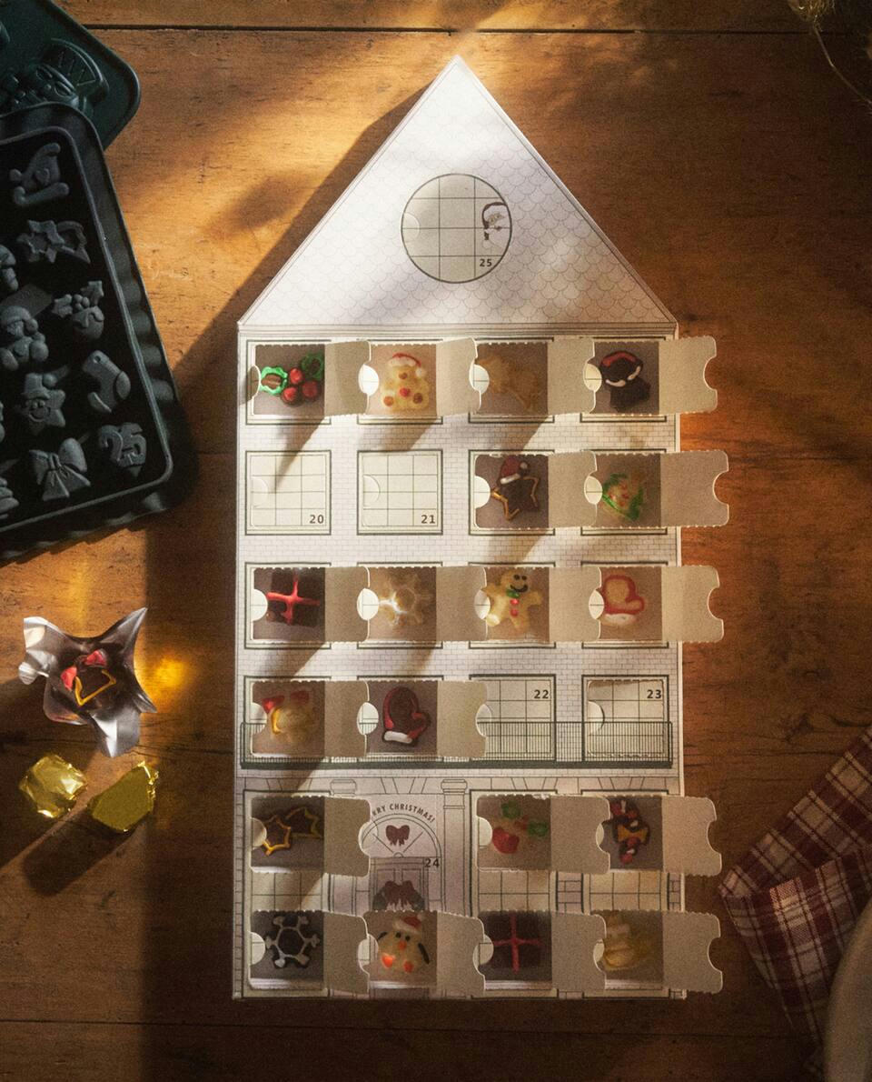 CALENDÁRIO DO ADVENTO DE CHOCOLATE DE NATAL