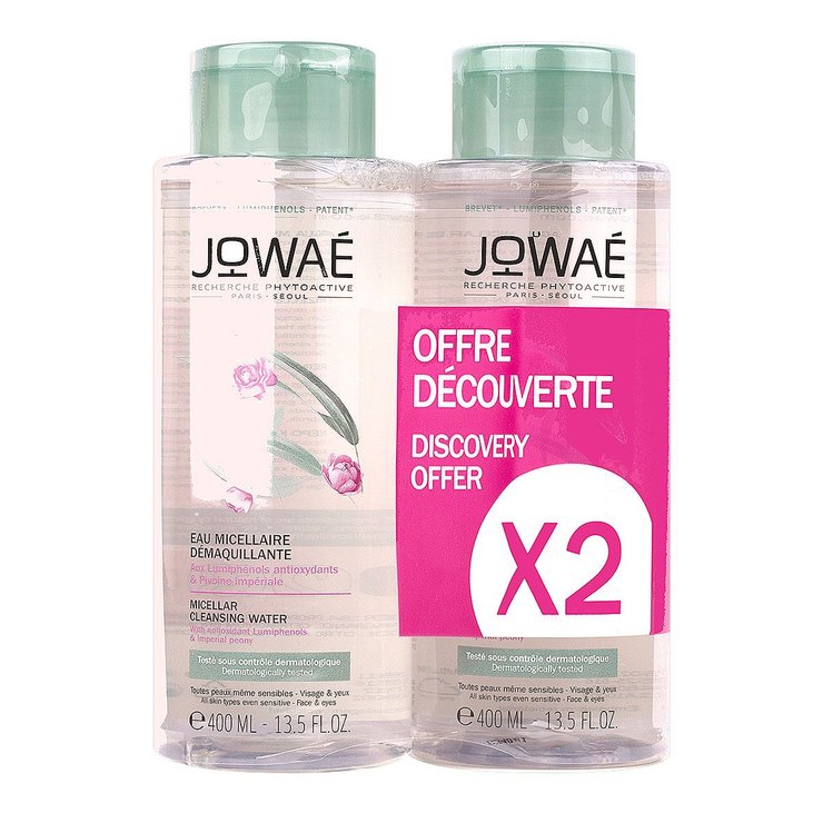 Eau micellaire démaquillante 2x400ml