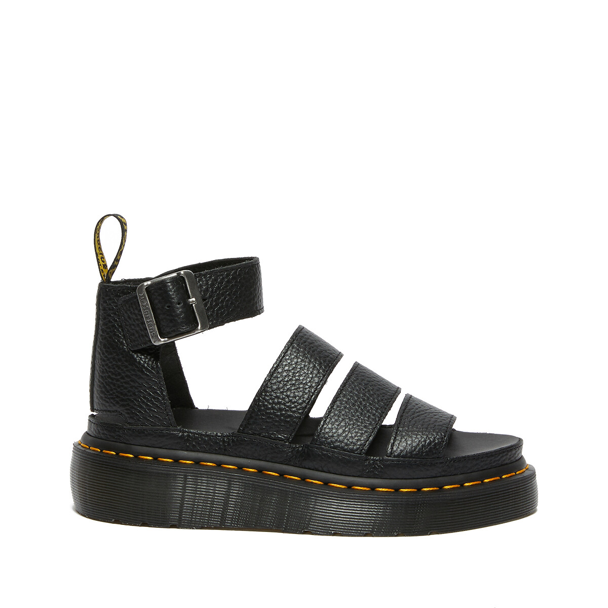 DR. MARTENS<br>Sandálias de couro Clarissa II Quad, plataforma