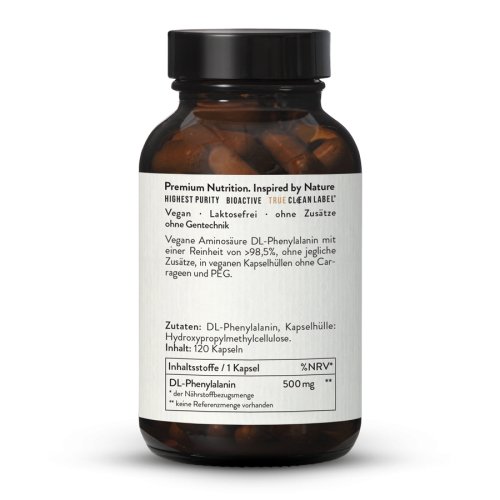 Sunday Natural Products  DL-Phenylalanin 500 mgKapseln