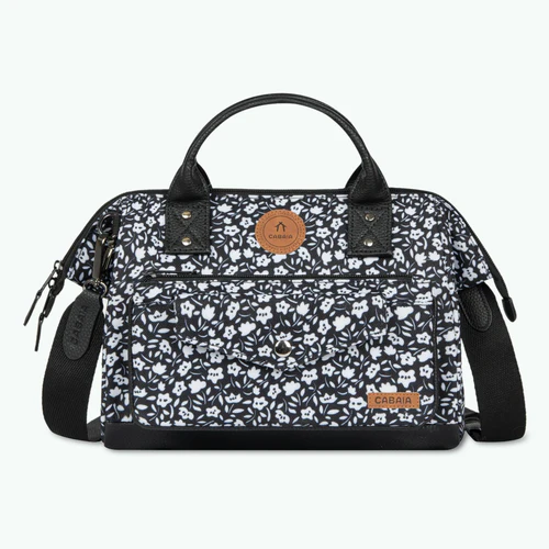 Crossbody Adventurer Catane noir et blanc