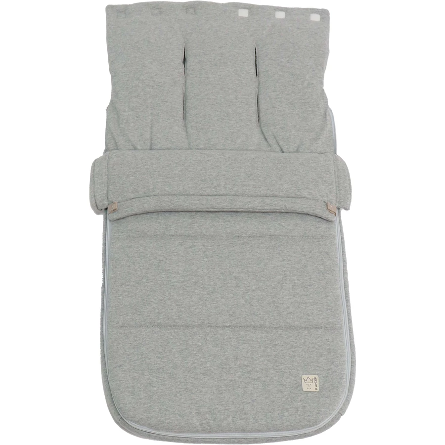 KAISER Ganzjahresfußsack TIFFY JERSEY light grey