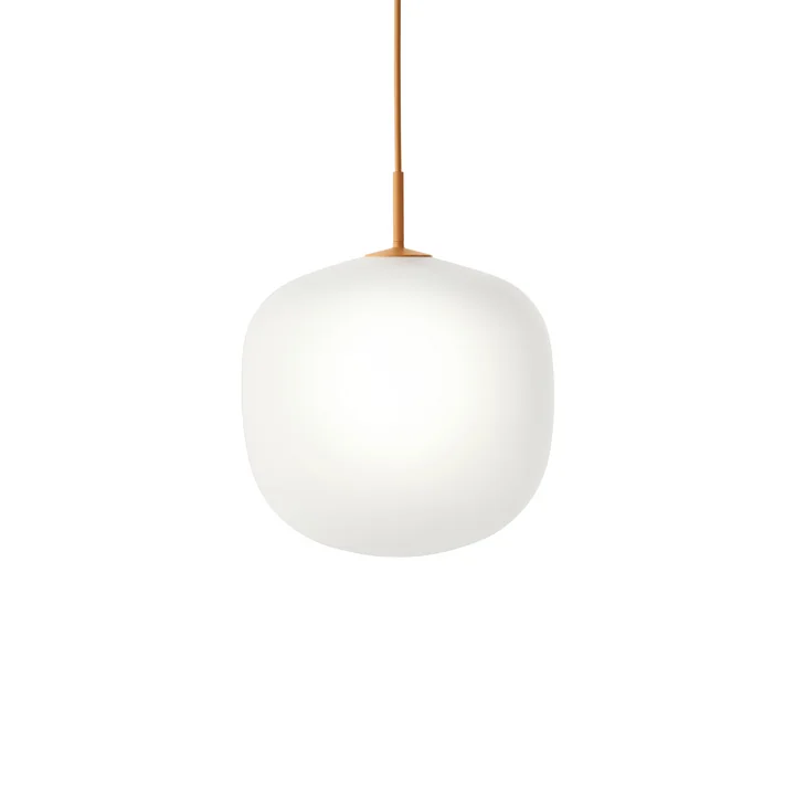 Muuto - Rime Pendelleuchte Ø 37 cm, opal / orange