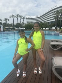 Ultimate neon yellow swimsuit -