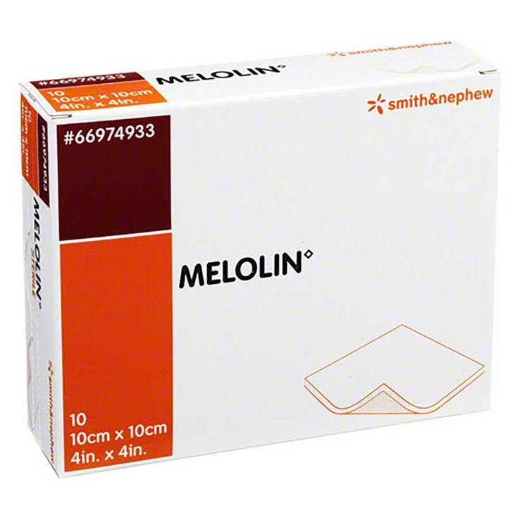 Melolin 10x10cm Wundauflagen, 10 St
