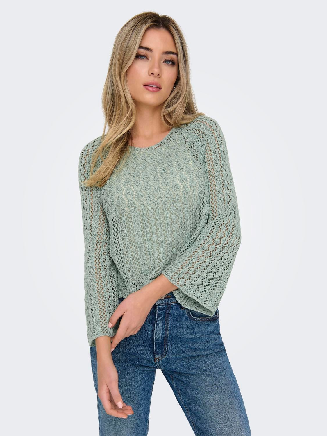 ONLNOLA Strickpullover Jadeite
