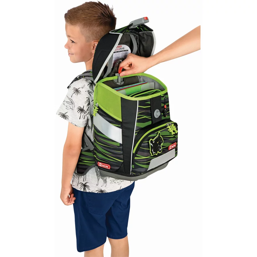Step by Space - Schulranzen Set 5tlg. Wild Cat Chiko