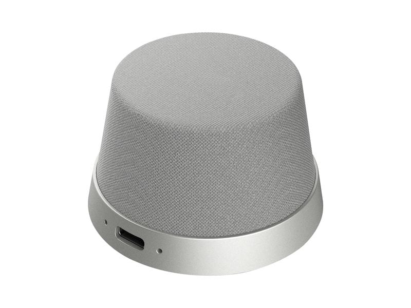 4smarts Bluetooth Speaker SoundForce Grau, Silber Bluetooth Lautsprecher mit IPX6-Schutz und MagSafe-kompatibel