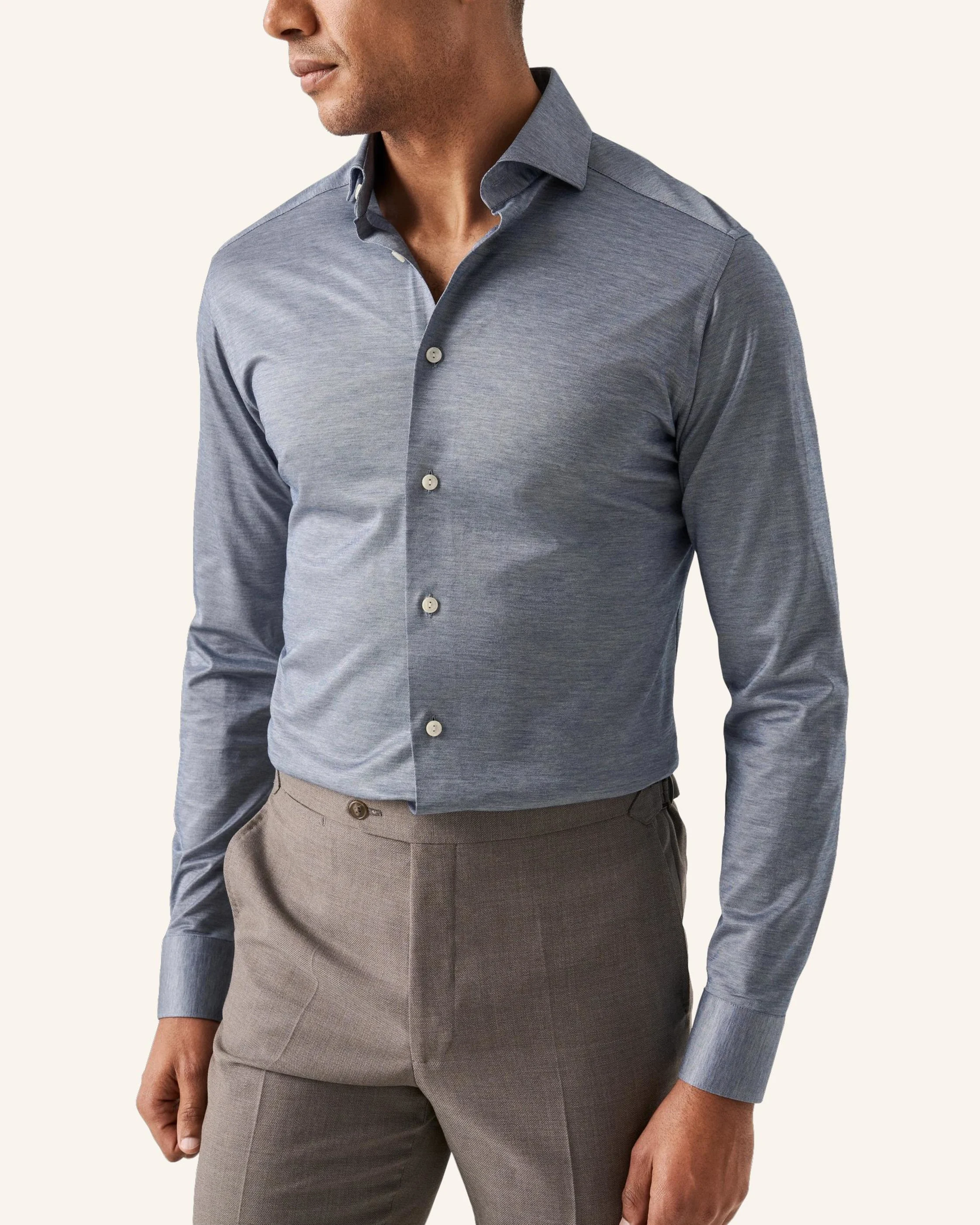 ETON Hemd Filo Di Scozia Baumwolle Slim Fit