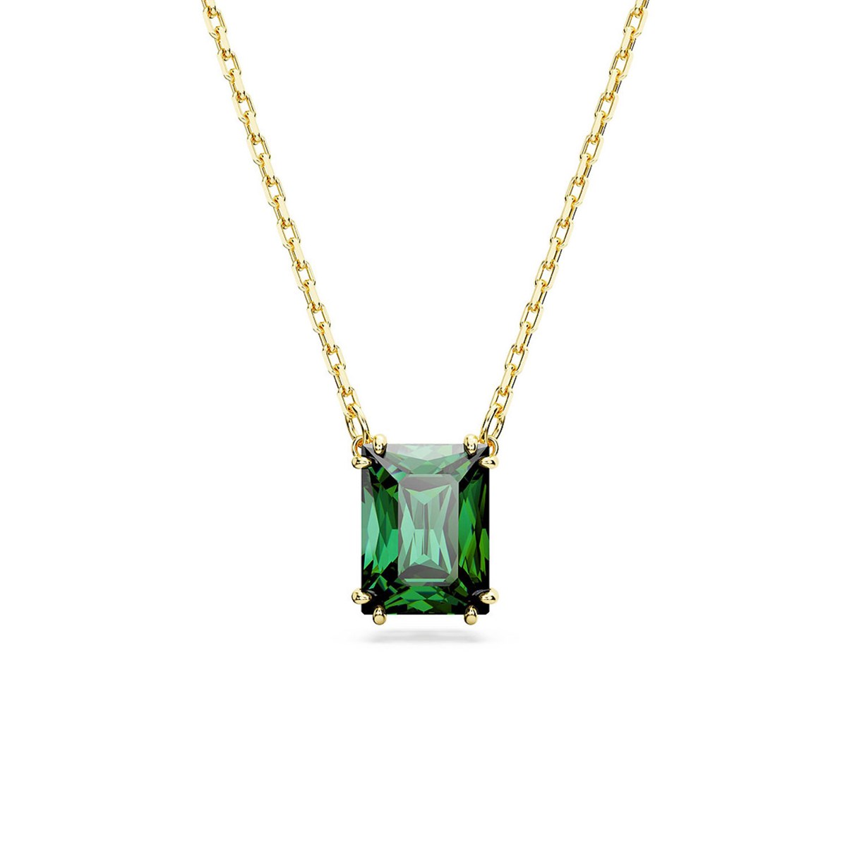Pendentif Swarovski Matrix rectangle vert
