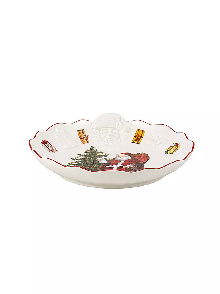 VILLEROY & BOCH Toy's Fantasy Schale mit Santa Relief, 24x25x4,6cm bunt
