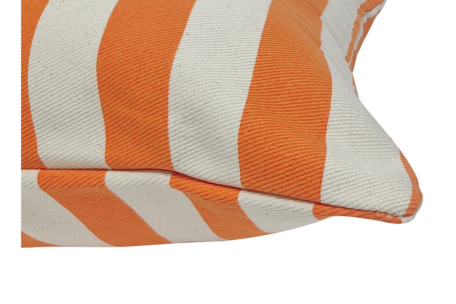Eden pute Orange og offwhite 40x60 cm