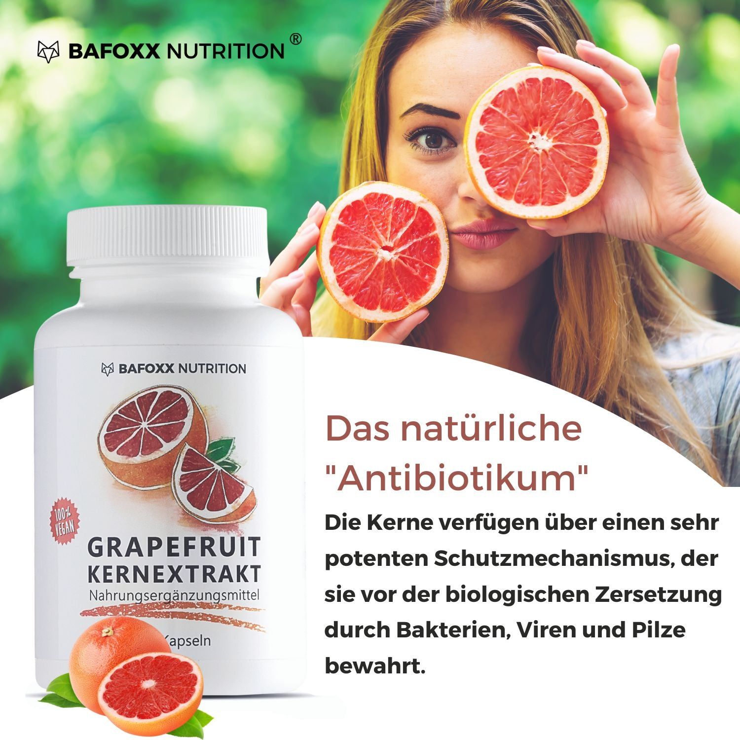 BAFOXX Nutrition® Grapefruitkernextrakt Kapseln