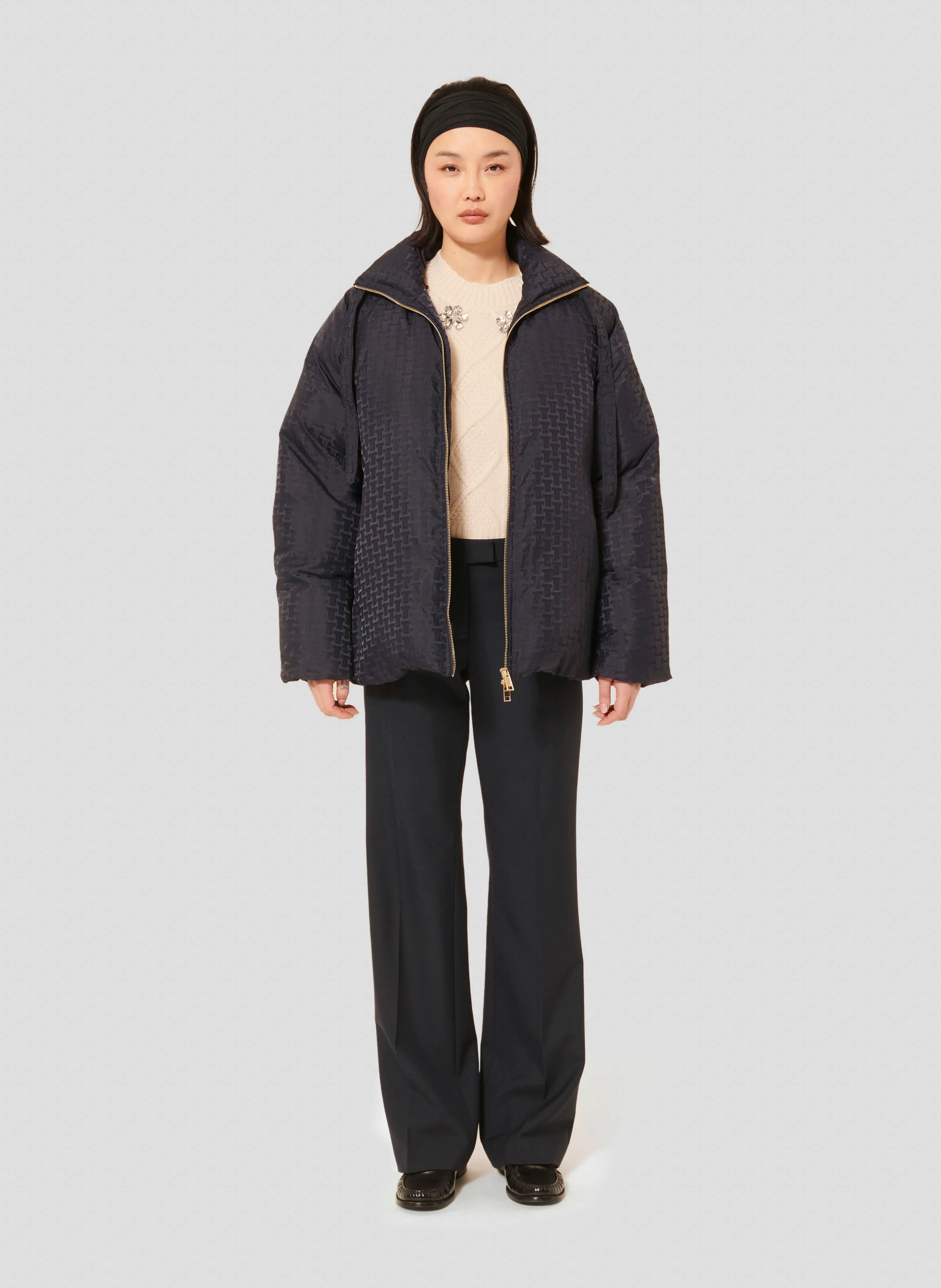 DUNE - Doudoune oversize col montant | Bleu