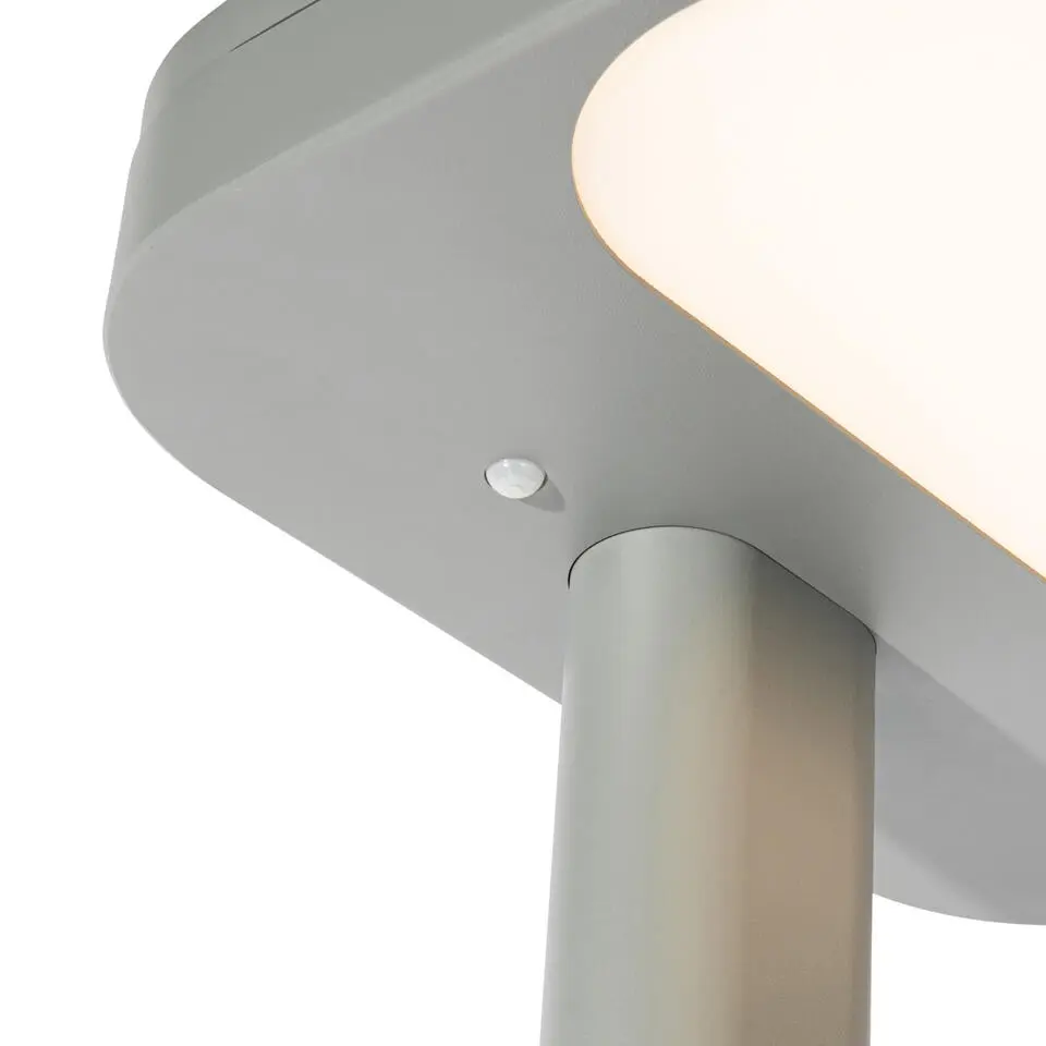 Qazqa professional vloerlampen guzo grijs geïntegreerde led