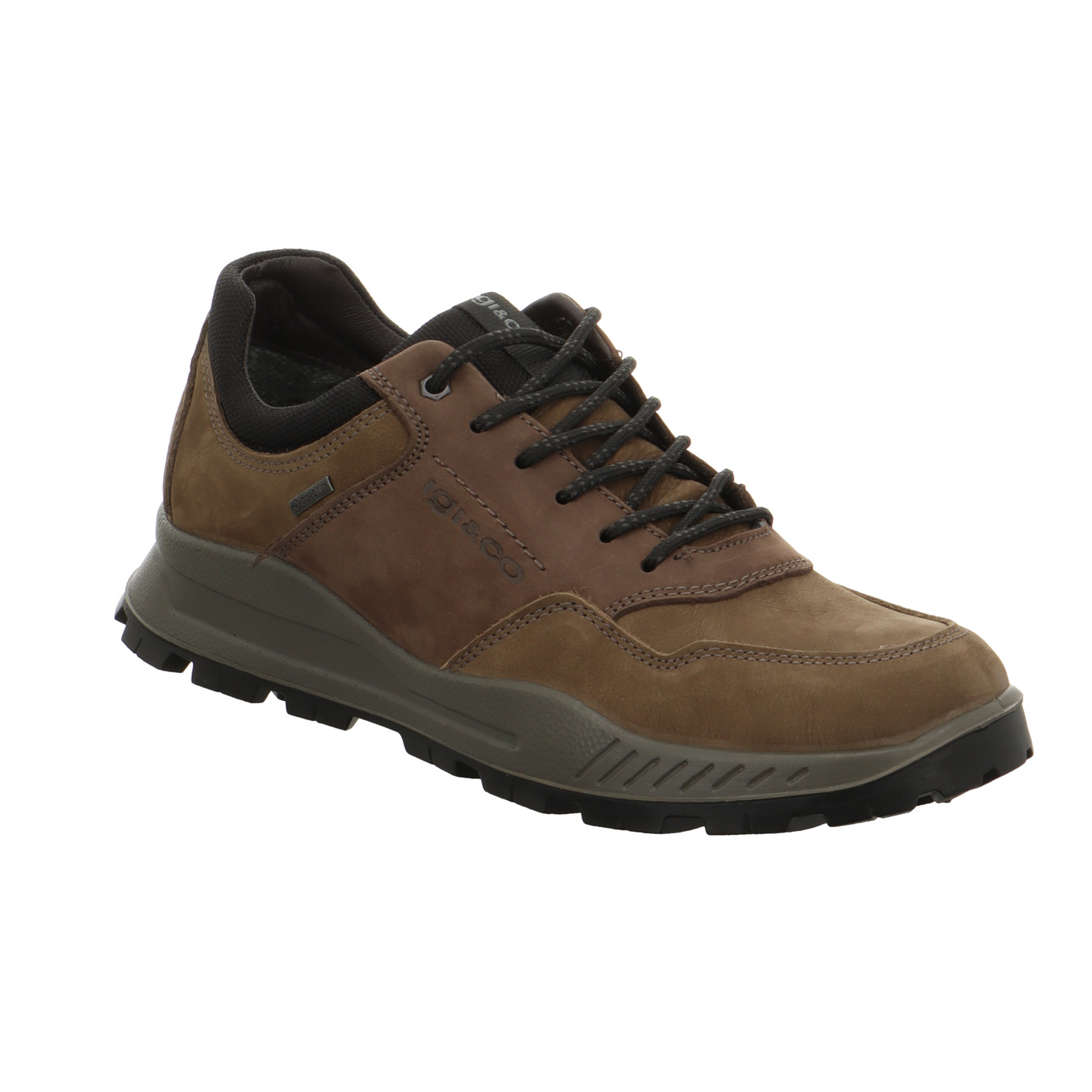 Schnürschuh grau