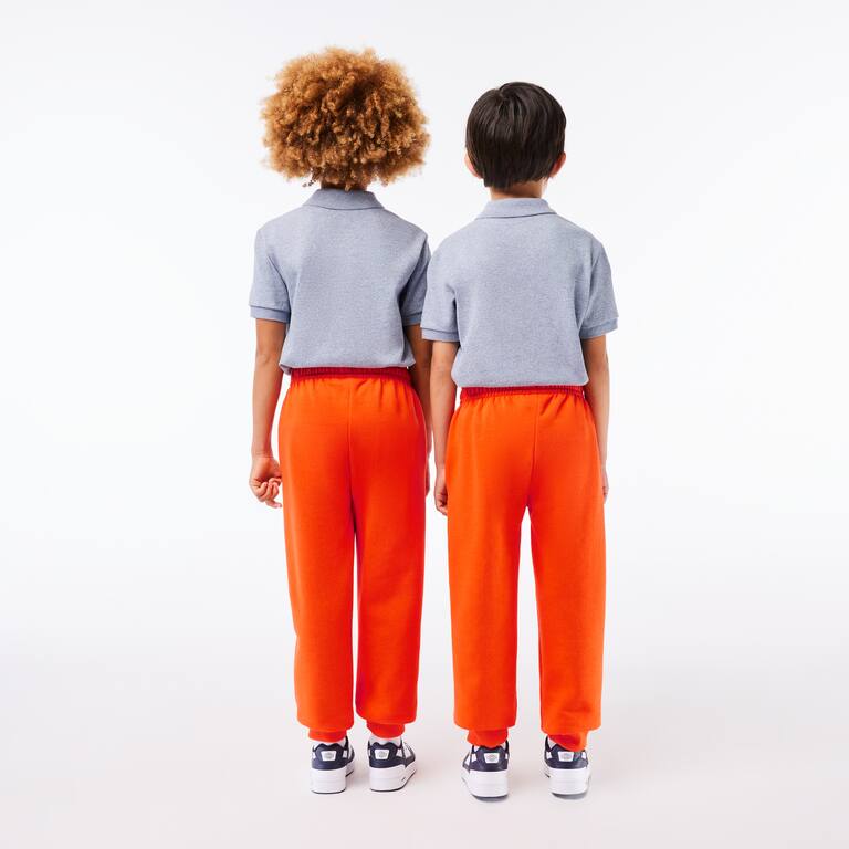 Pantalon de survêtement enfant Lacoste Pantalons & Shorts - Orange - Lacoste - Enfant