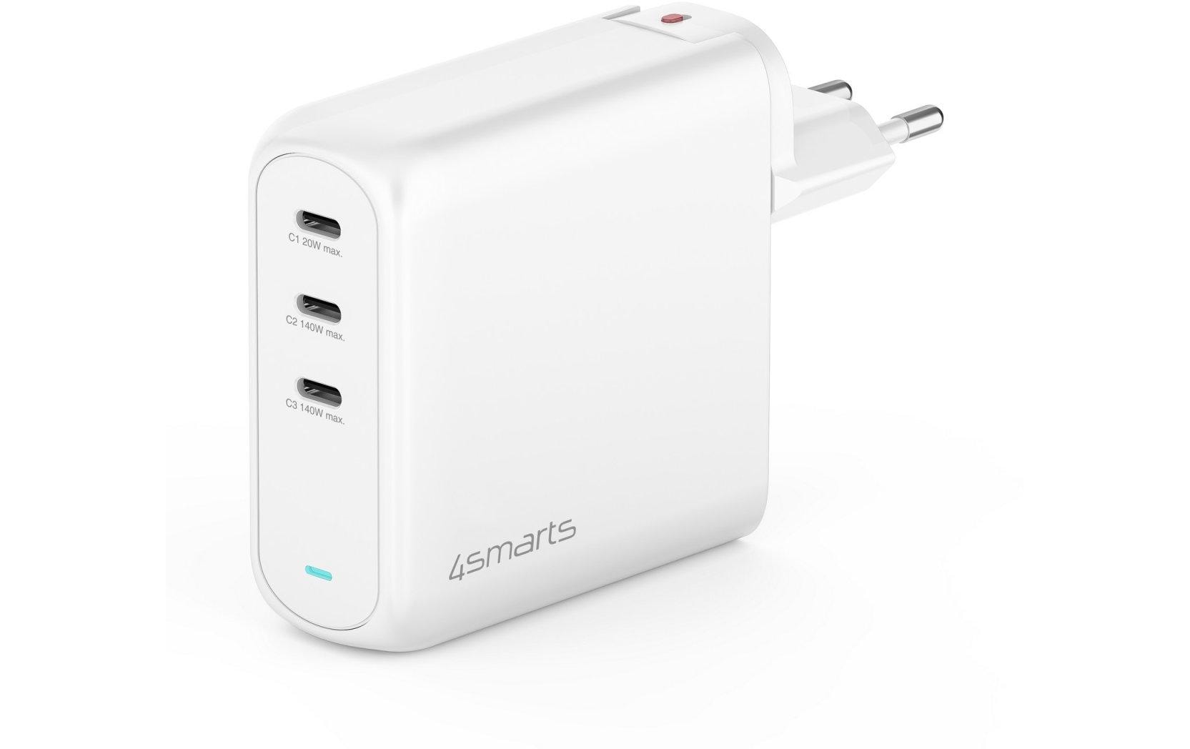 USB-Wandladegerät Flex Pro 140 WLeistungsstarkes Ladegerät mit drei Schnellladeanschlüssen