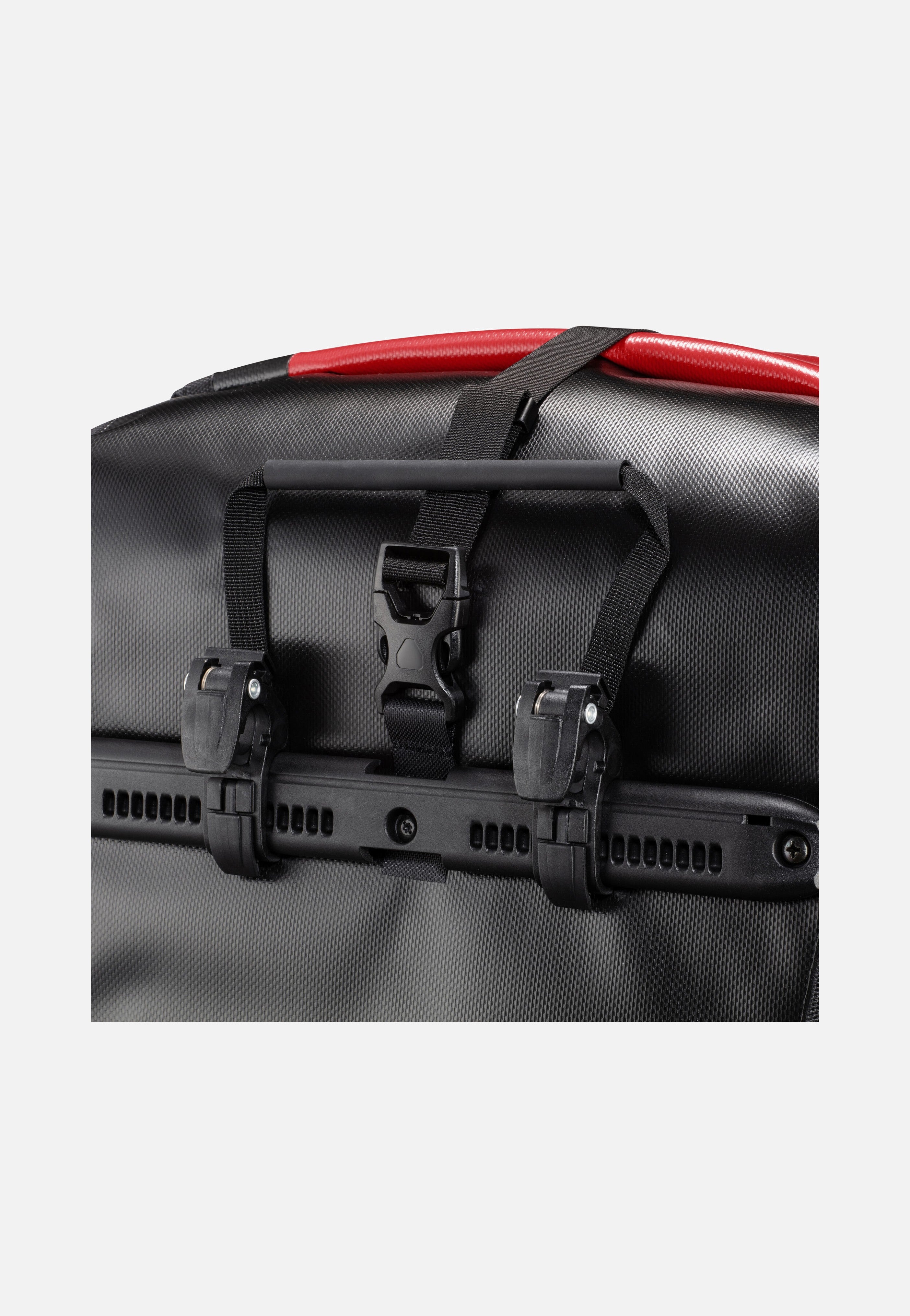 Back-Roller XL Rot Schwarz - Fahrradtasche