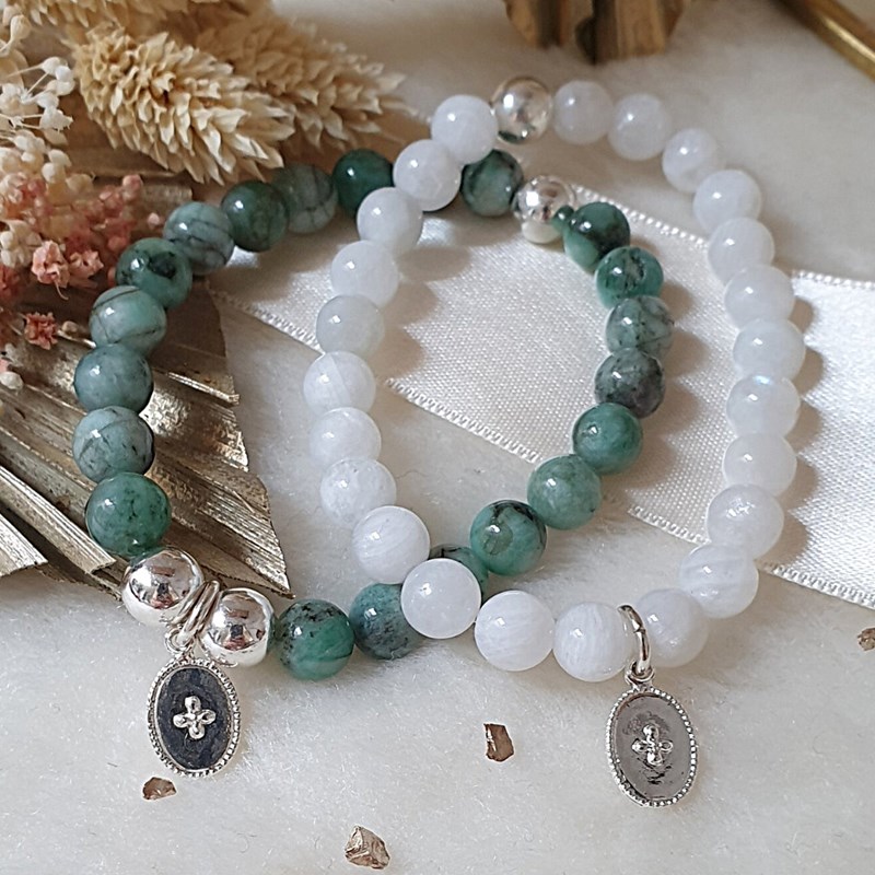 Bracelet Emeraude Serenity