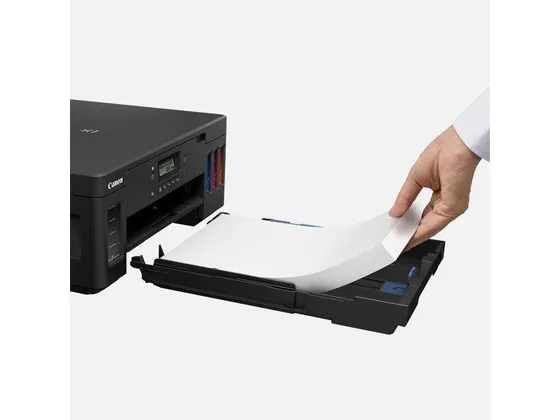 Canon PIXMA G5050 - Printer - farve - Duplex - blækprinter - kan genopfyldes - A4/Legal - op til 13 ipm (mono) / op til 6.8 ipm (farve) - kapacitet: 350 ark - USB 2.0, LAN, Wi-Fi(n)