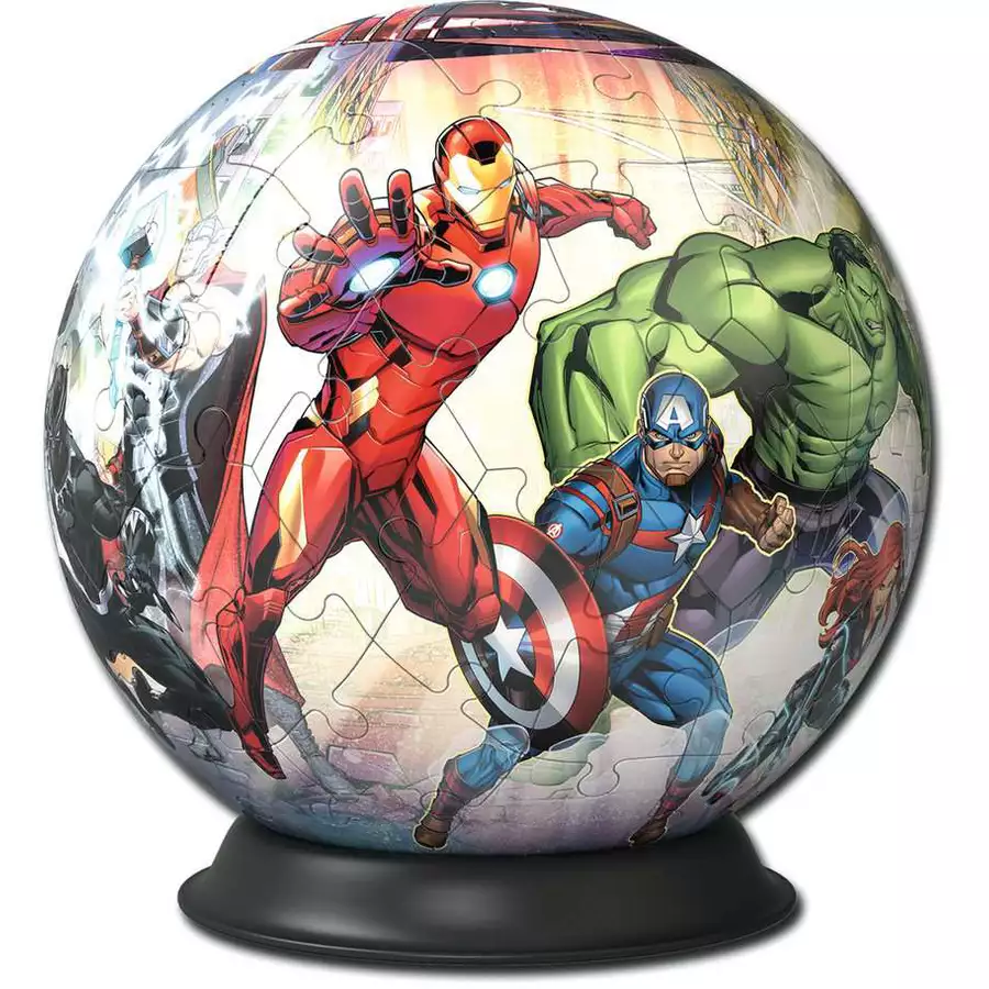 Ravensburger Puzzle-Ball Marvel Avengers bunt