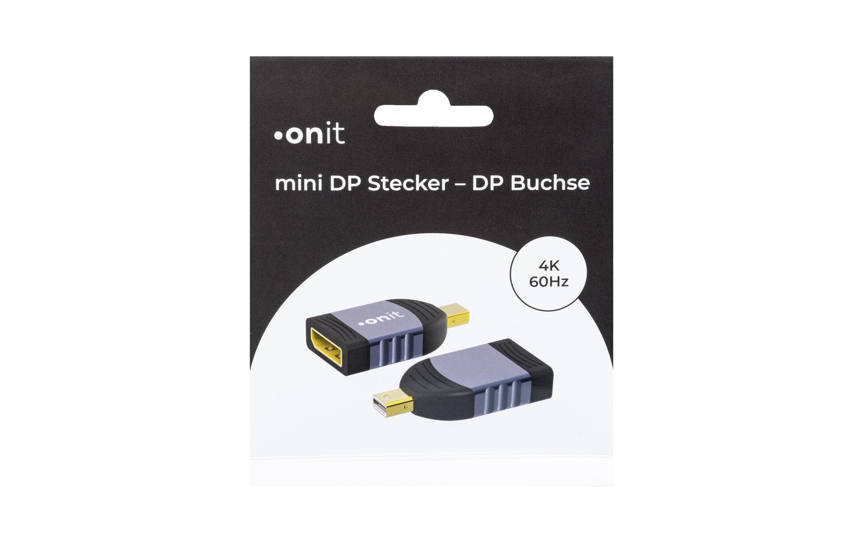 Adapter Mini-DisplayPort - DisplayPort, 1 StückVideoadapter Mini-DP auf DP