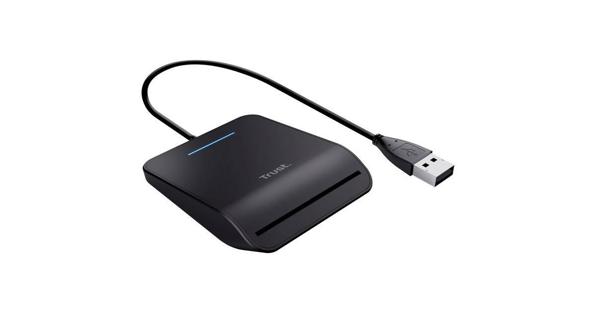 TrustPrimo Smartcardlezer kaartlezer  (Zwart)