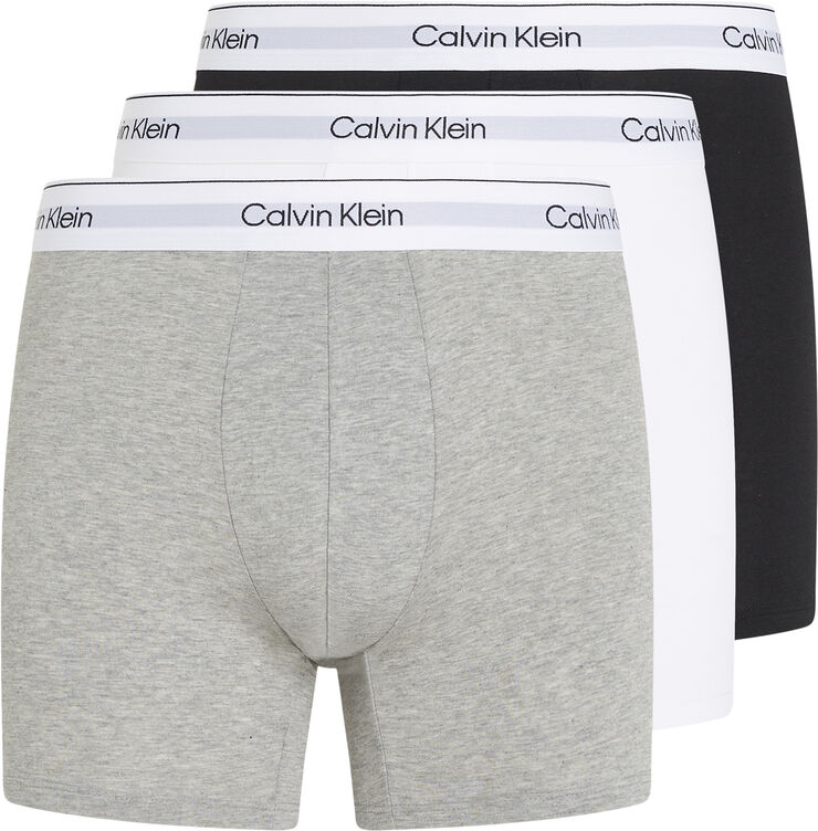 Calvin Klein BOXER BRIEF 3PK Grey heather, white, black