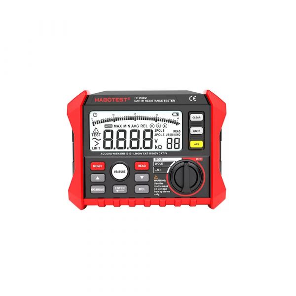 Habotest Medidor Digital Resistência à Terra HT2302