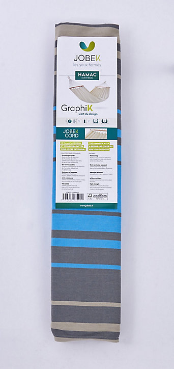 Hamac Jobek Graphik turquoise anthracite