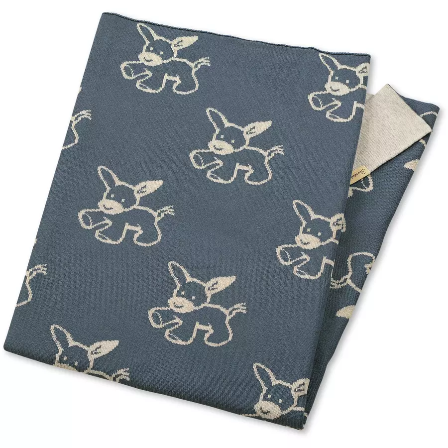 Sterntaler Schmusedecke Emmi graublau 100 x 80 cm