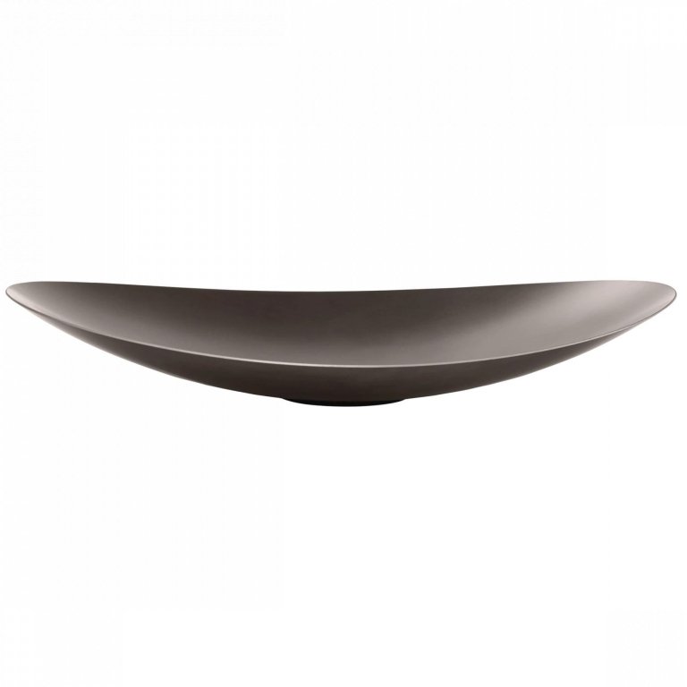 Blomus Ondea schaal 35x42 Burned Metal