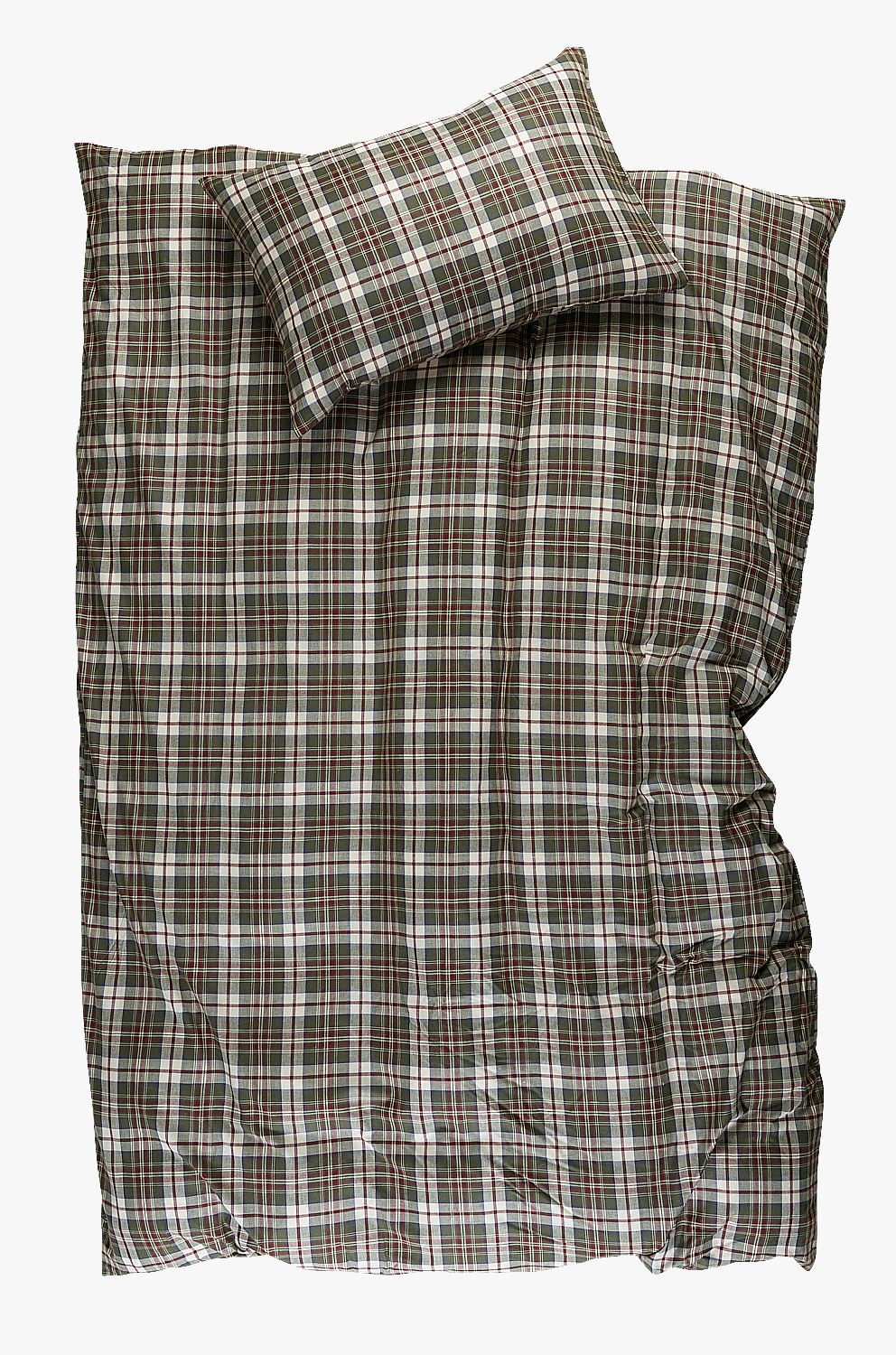 Garnfarget bomull sengesett multi - 140x220 cm