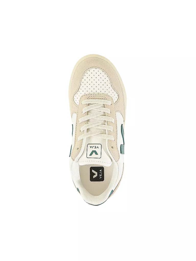 VEJA Kinder Sneaker V-10 weiss