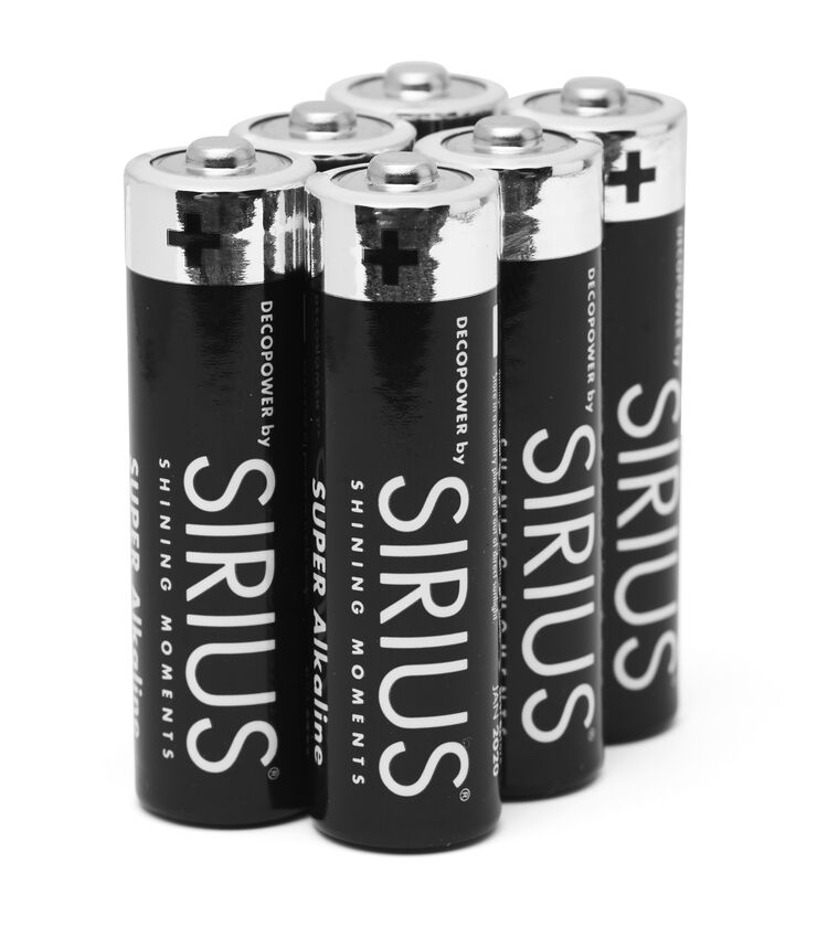 Sirius AAA DecoPower by Sirius, 6 stk Blå