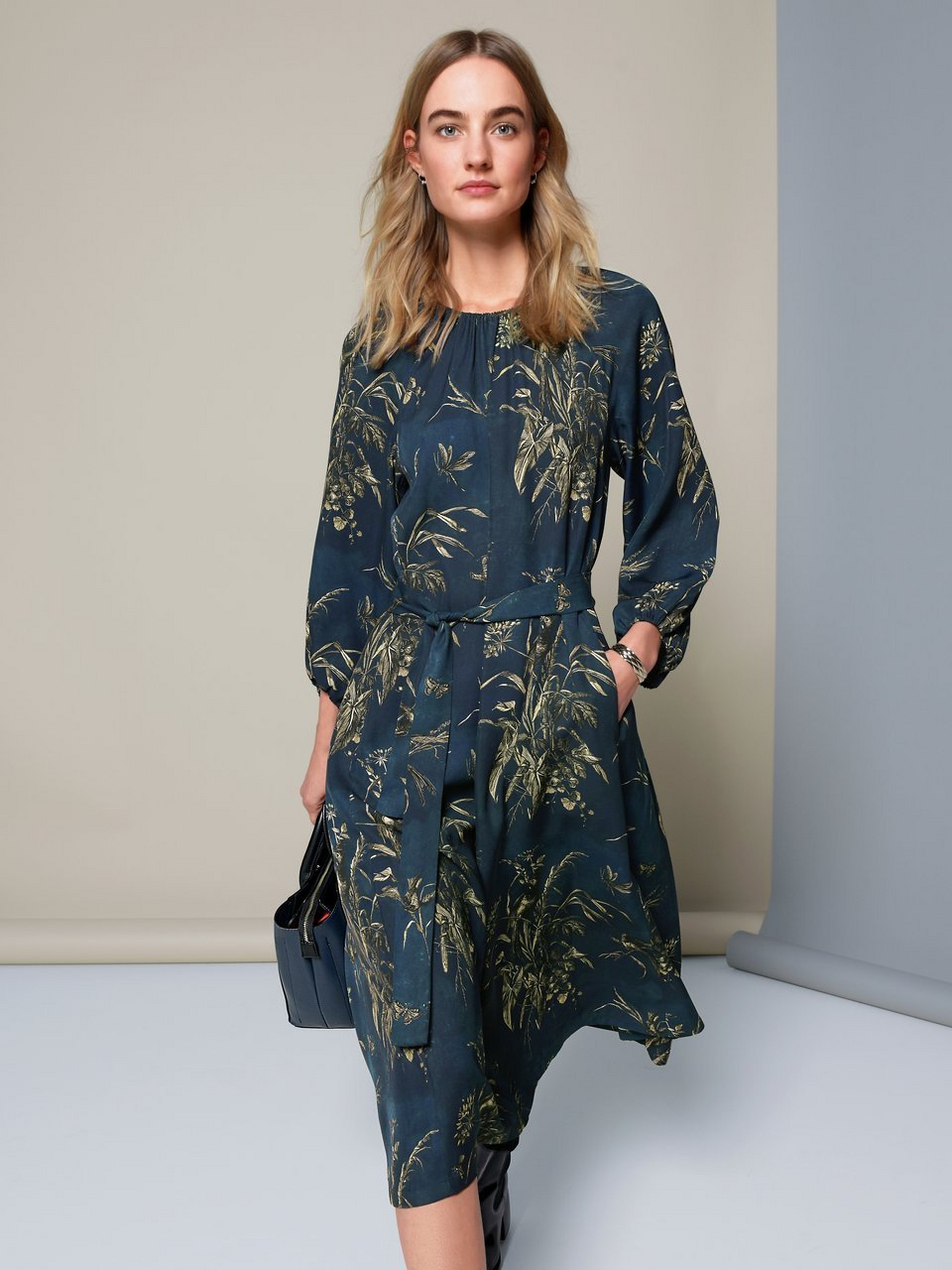 Kleid mit 3/4-Arm