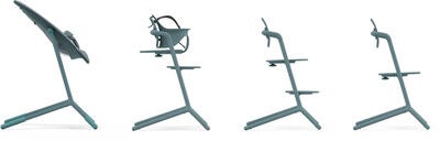 Cybex Lemo 4-in-1 Matstol Inkl. Babysitter, Babysett og Brikke, Stone Blue